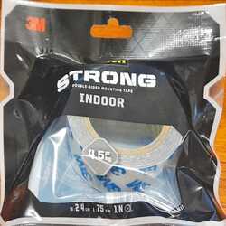 3M Scotch Double Sided Mounting Tape 24mm x 75cm - upto 4.5kg